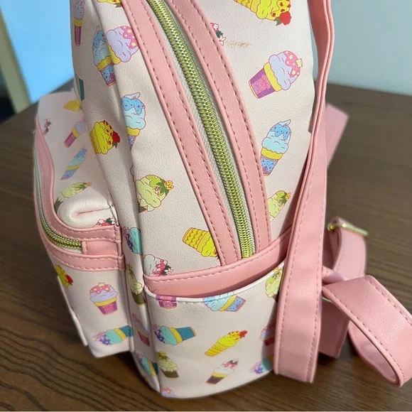 Disney Loungefly Mini Backpack - Disney Princess Inspired Ice Cream Cone Print - Picture 6 of 7